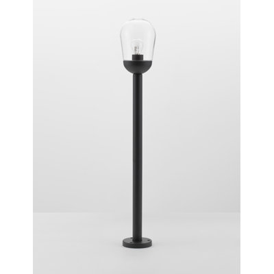 Dark Grey Metal Bollard Light