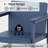 3-piece All-weather Outdoor Hdpe Patio Sofa Set With Cushions, Wide Armrests & Hdpe Coffee Table-884668443