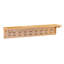 Mintz Solid Wood 9 - Hook Wall Mounted Coat Rack