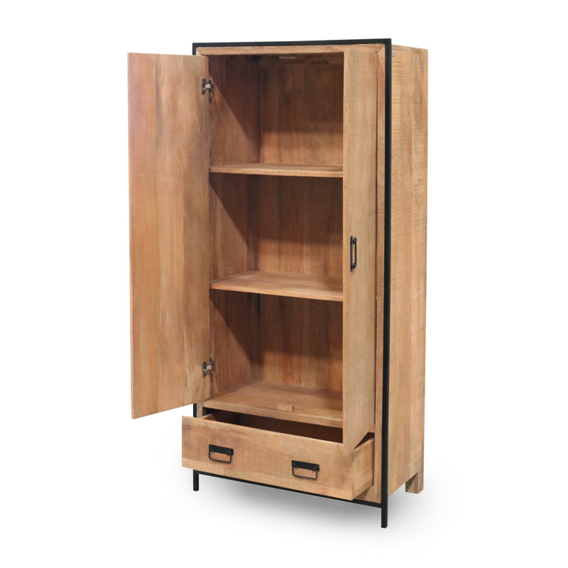 Joseph 2 Door Solid Wood Wardrobe
