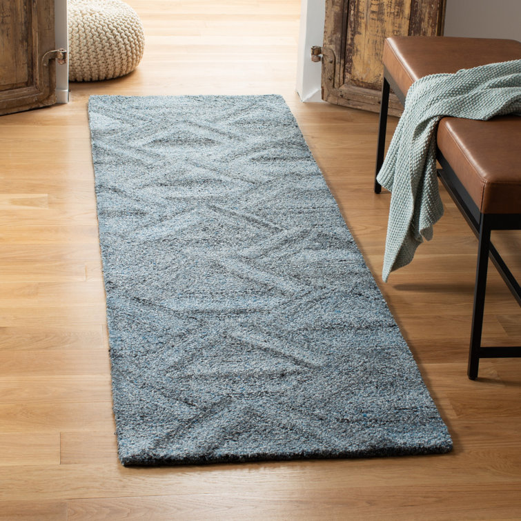 Mitchem Hand Tufted Performance Geometric Rug