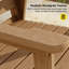 Chaises de patio en HDPE pour l'extérieur, empilables et résistantes aux intempéries avec dossier ergonomique-668992900
