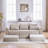 L Shaped Sectional Sofa (Camel)