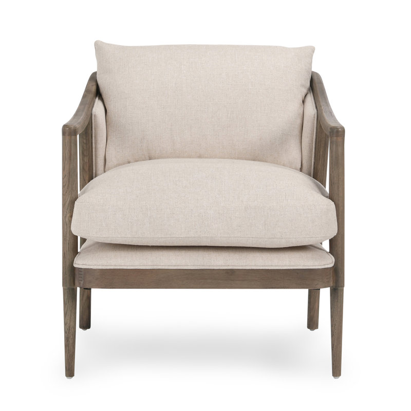 Amira Accent Chair, Ivory