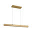 Luminaire suspendu pour îlot de cuisine 1 lumière DEL en bois