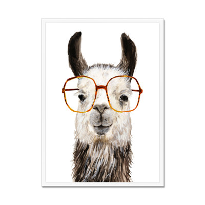 Hip Llama III by Victoria Borges - Painting