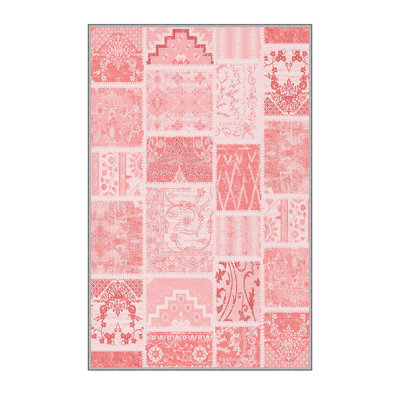 High-Quality 3D Printed Area Rug (2.6 x 4.0 ft), 100% Polyester, 0.3 in Pile Height | Antibacterial, Non-Slip PVC Felt Dot Underside | Machine Washable, Elegant Design for Living Room, Bedroom & Office