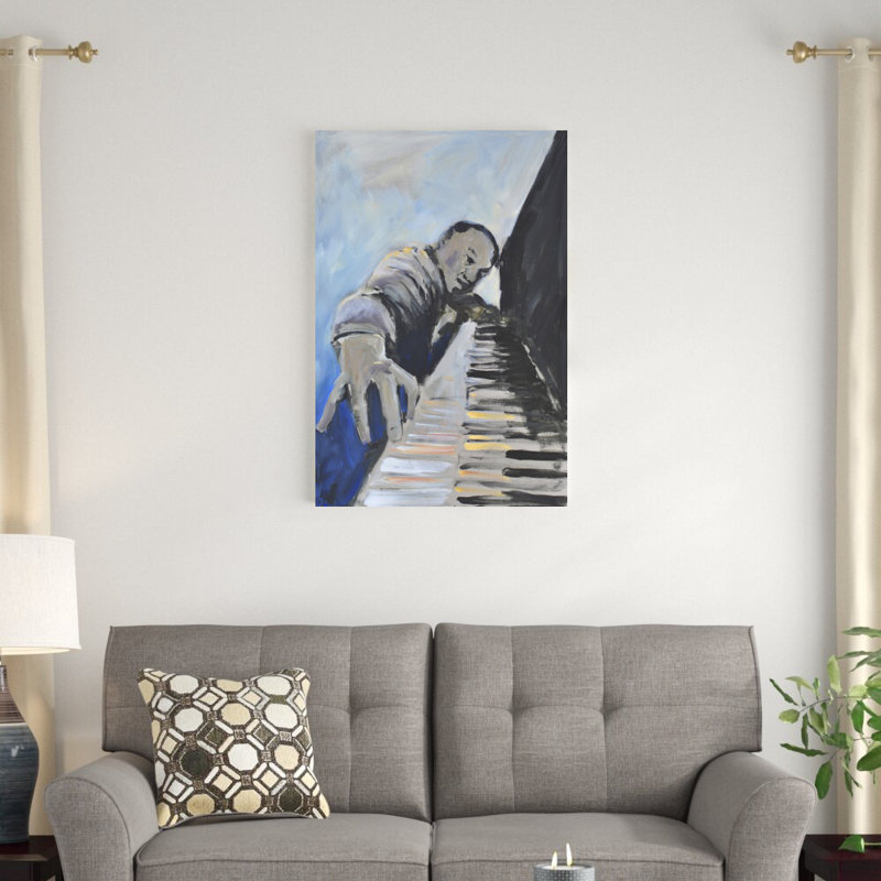 Écoute de la musique II, H 36 po x l 24 po