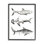 Nautical Shark Trio par Two If By Sea
