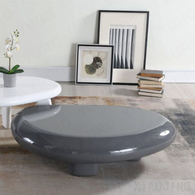 Table basse, gris Charlene ultrabrillant