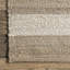 Tapis rayé beige tissé à la main Stockton Springs-24810298