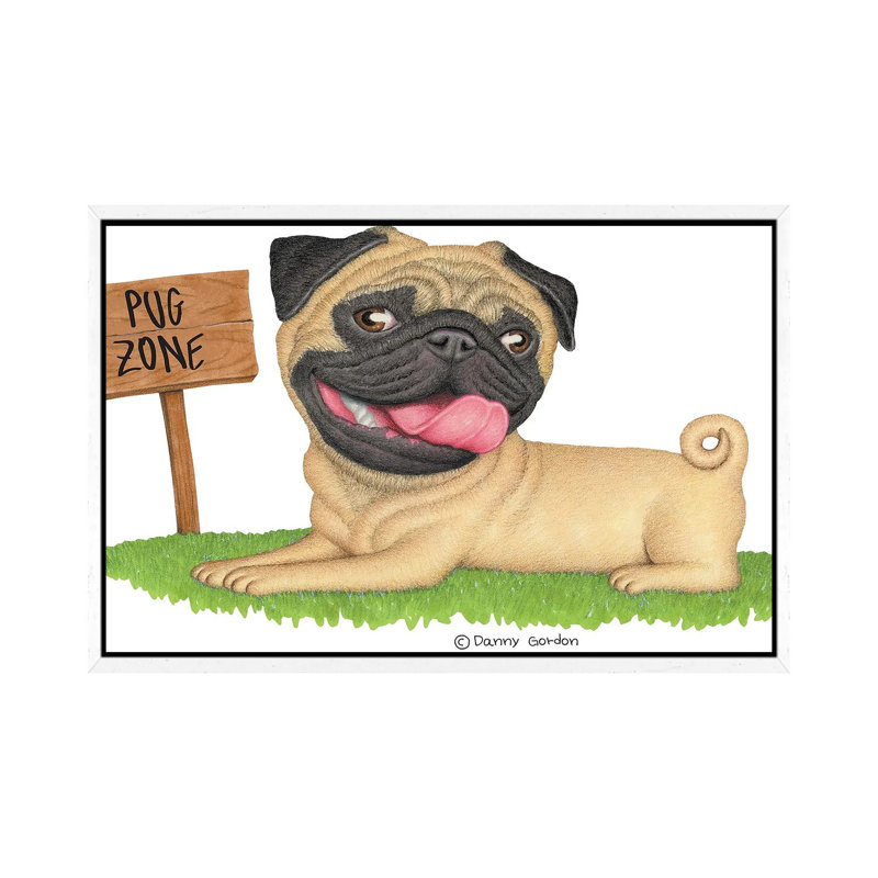 Danny Gordon - Print, White Framed