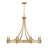 Keyoshia 8-Light Chandelier in Warm Brass-1269598007-1269597994