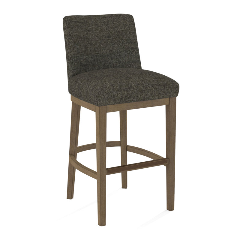 Upholstered Stool, 61585-76, Weathered Gray