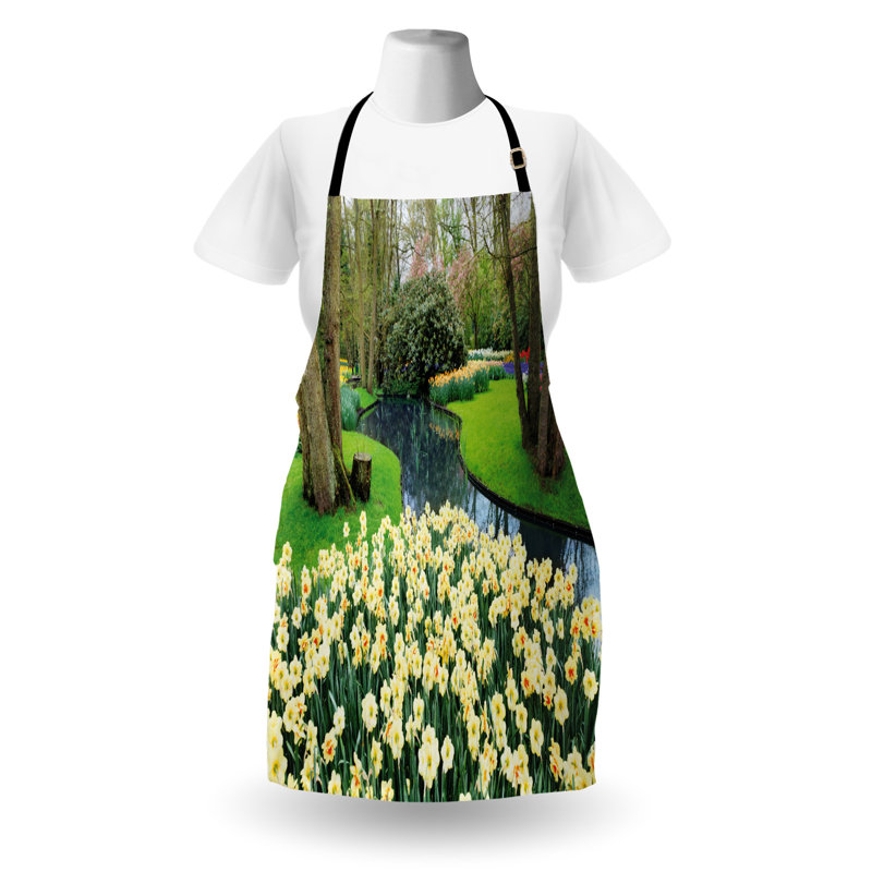 No Pattern Bib Apron