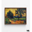 Paysage au crépuscule par Vincent Van Gogh, art mural Twilight, impression de peinture à l'huile paysage, impression de paysage de Van Gogh, art mural naturel