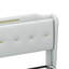 Très grand lit plateforme avec tête de lit à oreilles tapissier en polyuréthane, lattes solides, support en métal, design luxueux, lit facile à assembler, ornement doré, sans sommier et design confortable-744632719-744632718