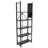 Origami Foldable 6-Shelf Classic Stamped Steel Bookcase-1788964972