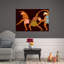 Art mural contemporain, figure de danse rythmique-129091556