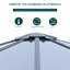 Aarin 3m x 3m Patio Gazebo
