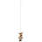 Polyresin Free Moose Hugs Moose Fan Pull Chain Extension