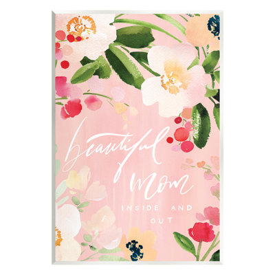«Beautiful Mom Floral Mother's Day» par Caverly Smith, impression