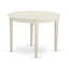 Ensemble de table de salle à manger 3 pièces pour petits espaces comprenant une table de cuisine ronde et 2 chaises de salle à manger, lin blanc-277947273