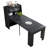 Multifunctional convertible dining table with storage side cabinet, space saving design for small apartment kitchen and dining room-911447081