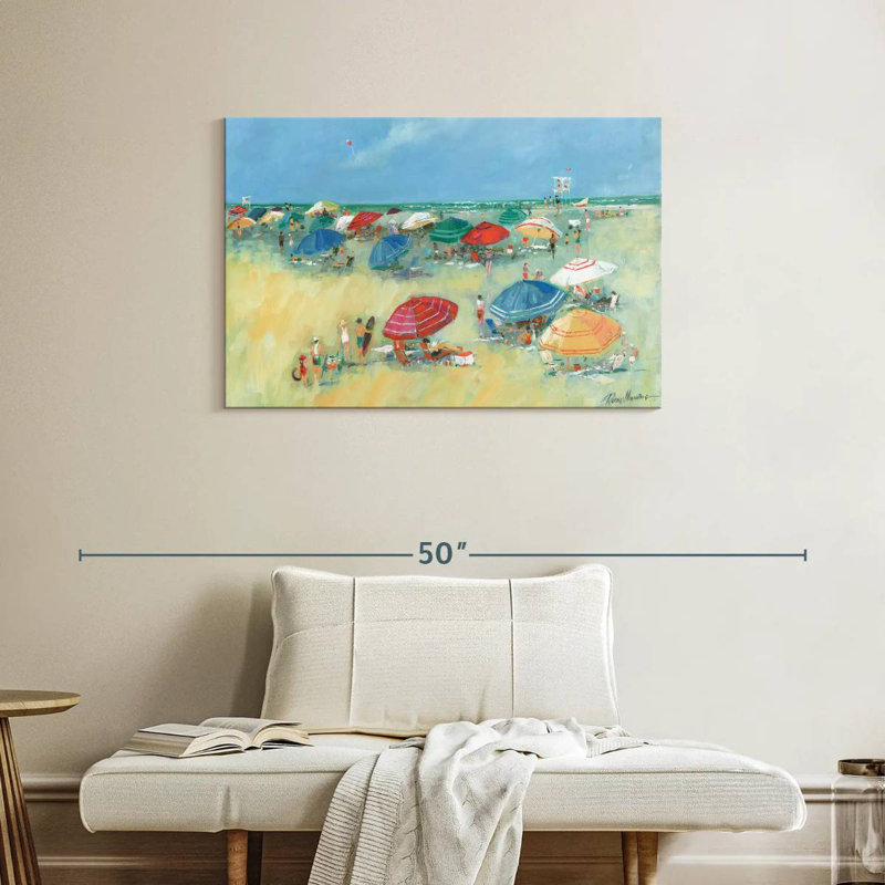 Gillard Umbrellas At The Shore I, 24" H x 36" W