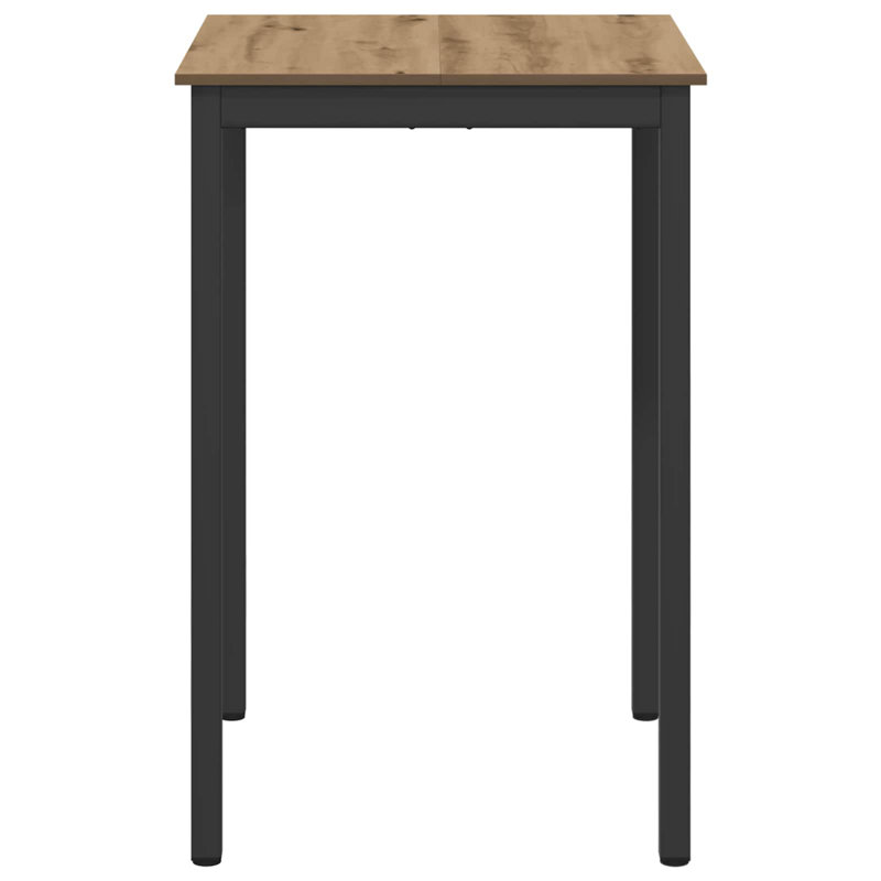 Standing Bar Table Engineered Wood, 105cmH x 70cmL x 70cmW, Light Brown