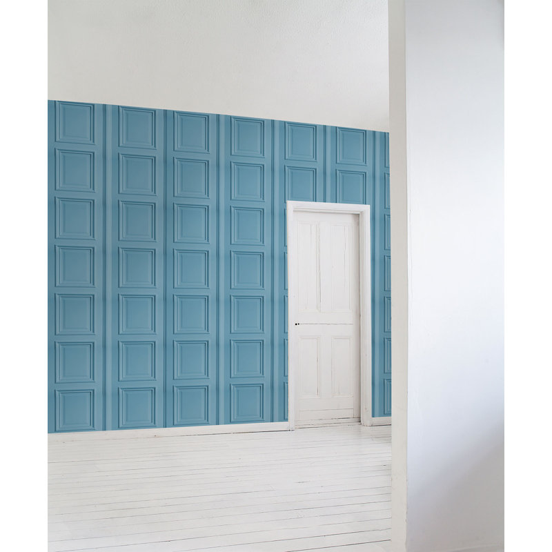 Vittorio 10m x 52cm Textured Matte Wallpaper Roll, Teal