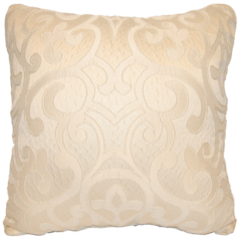Monticello Throw Pillow, Ivoire