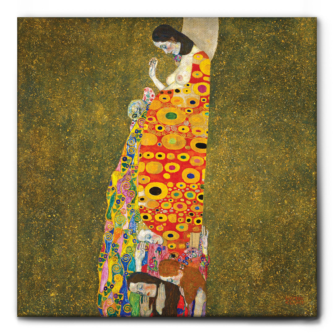 Kunstdruck Hope 2 von Gustav Klimt