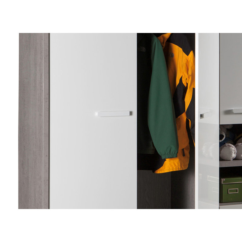 Mipiace 3 Door Manufactured Wood Wardrobe