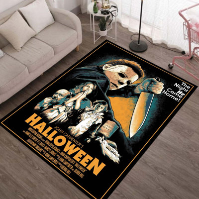 Tapis de film d'horreur, tapis d'Halloween, tapis de personnages de films d'horreur, tapis de salon, pour la décoration intérieure, tapis de personnages de films de peur