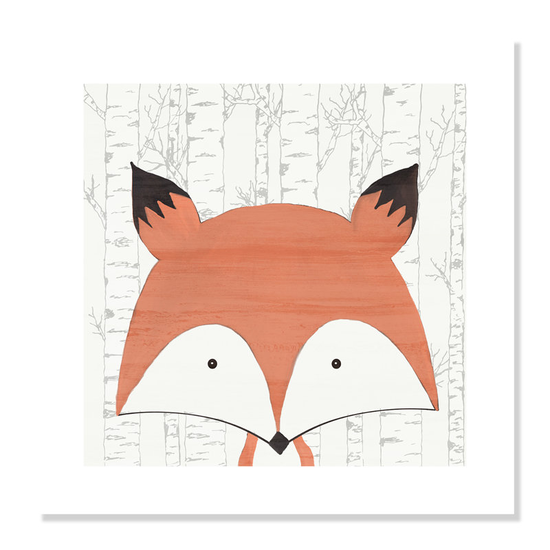 Impression sur papier Woodland Friends, H 20 po x l 20 po x P 1 po