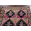 Tapis rétro en laine noué à la main 4 x 8 Shiraz