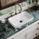 DeerValley Ally 19'' x 12'' Drop-In Bathroom Sink Semi-Recessed Vessel Sink Rectangular Above Counter Basin