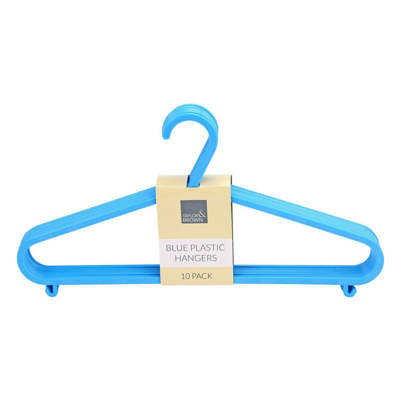 Plastic Standard Hanger, Blue, 60