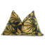 Velvet Geometric Lumbar Pillow Cover & Insert