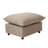 Moncada Upholstered Modern Linen Fabric Ottoman-121000767