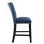 Tabouret de comptoir rembourré Anxhela