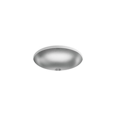 Rhythm Metal Oval Undermount Bathroom Sink