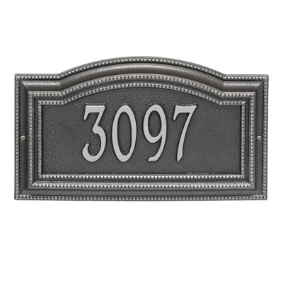 Signature Series 1-Line Wall Address Plaque