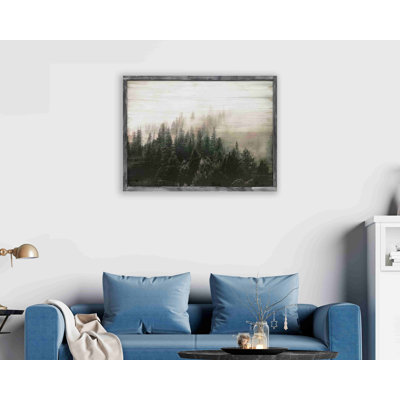 " Distant View Of Pine Forest "
