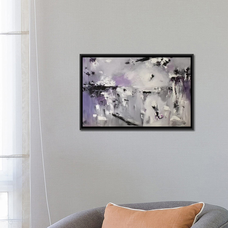 « harmonieuse sounds », impression sur toile, H 40 po x l 60 po x P 1,5 po, Toile avec cadre noir, Pas de tapis