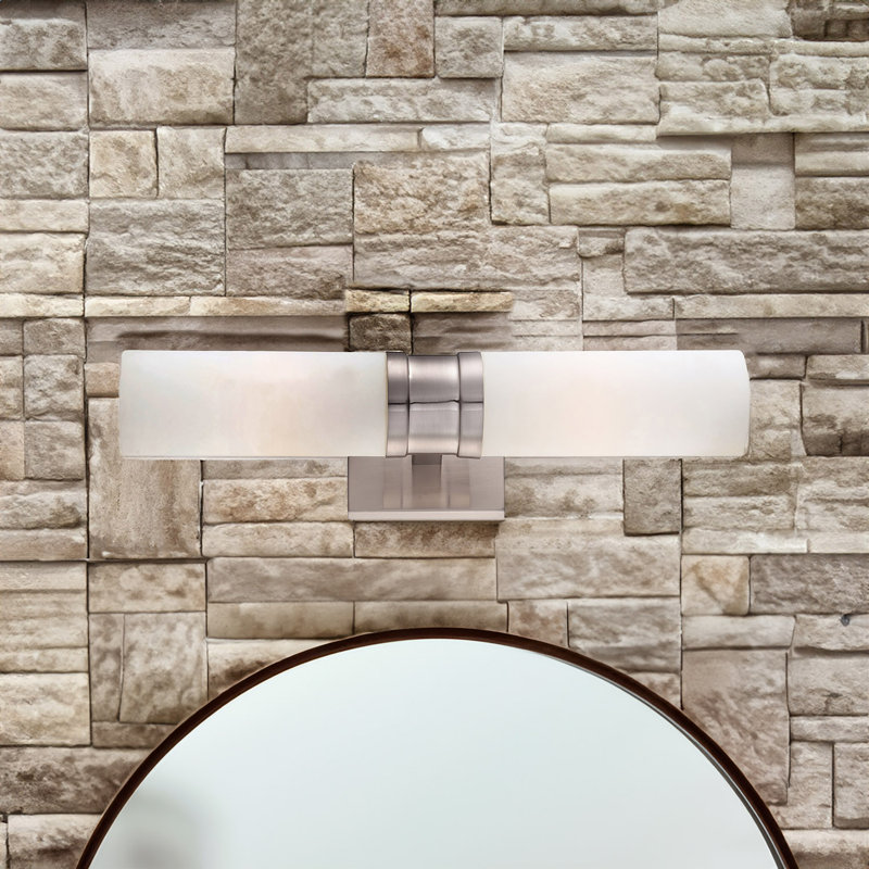 Dement Steel Armed Sconce, Brushed Nickel