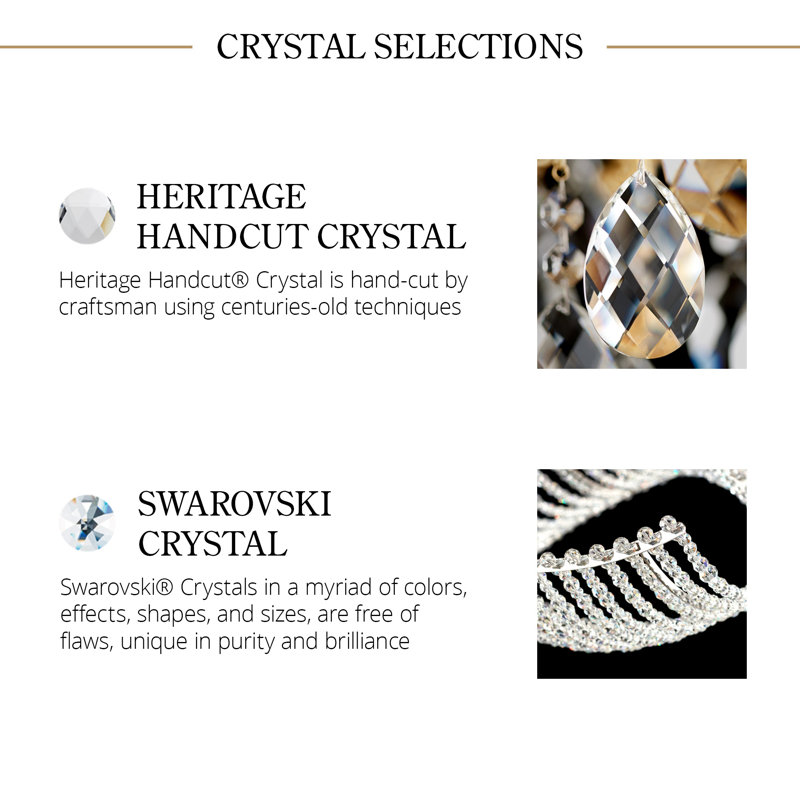 Renaissance 19 - Light Glass Chandelier, Heritage Clear, French Gold