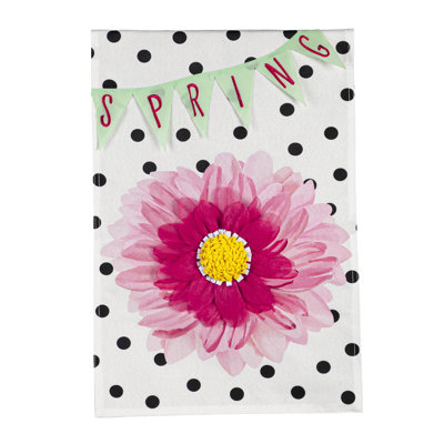 Drapeau de jardin à 2 côtés en polyester 18 x 12 po