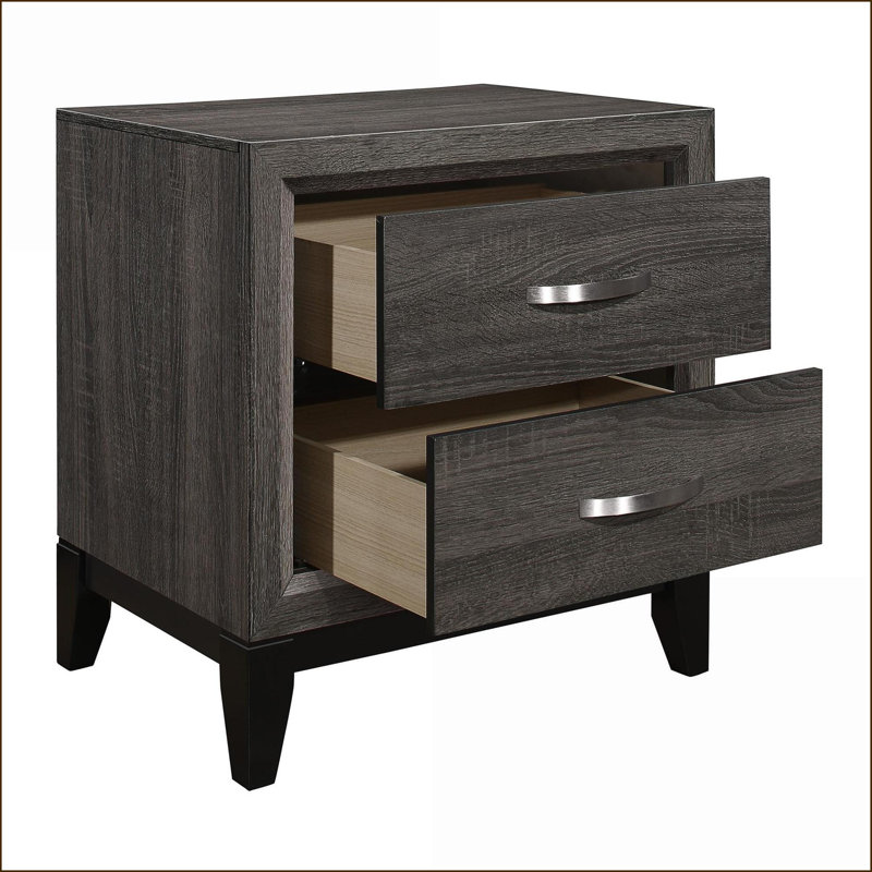 Table de chevet 2 tiroirs Modern